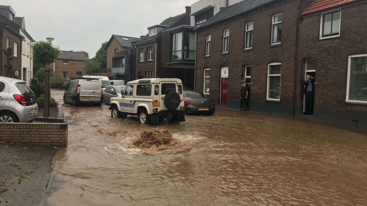 Noodweer: vooral Meerssen en Sittard-Geleen hard getroffen