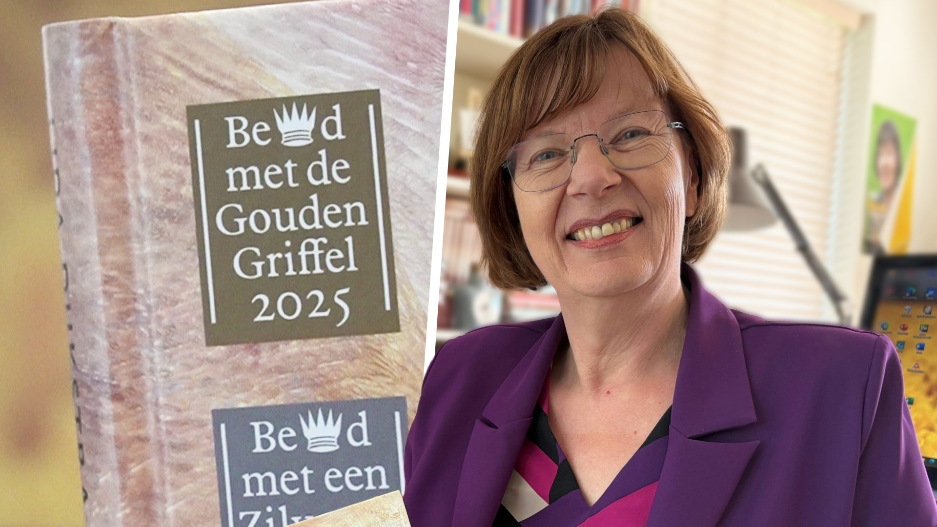 Gouden Griffel foar jeugdboek fan Lida Dijkstra: "Magysk, sa'n stikker op jo boek"