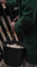 Laatste rondje herten voeren