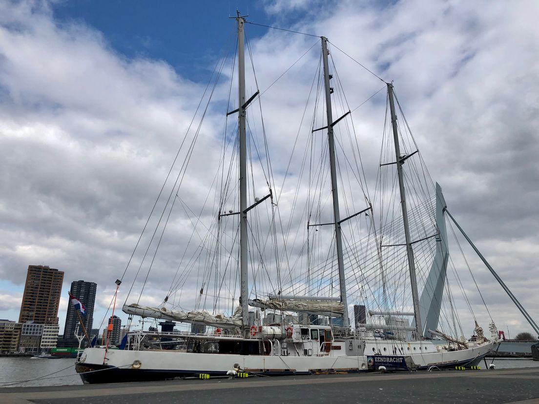 Het Rotterdamse zeilschip De Eendracht