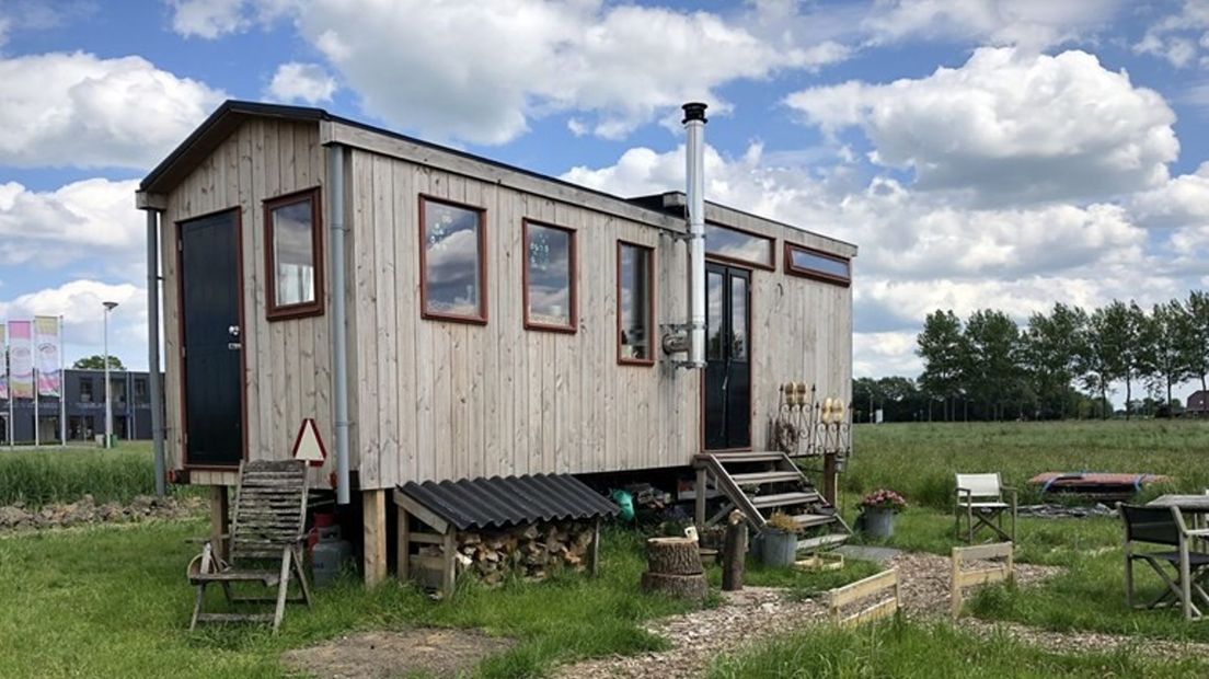Een voorbeeld van een tiny house (Rechten: RTV Noord)