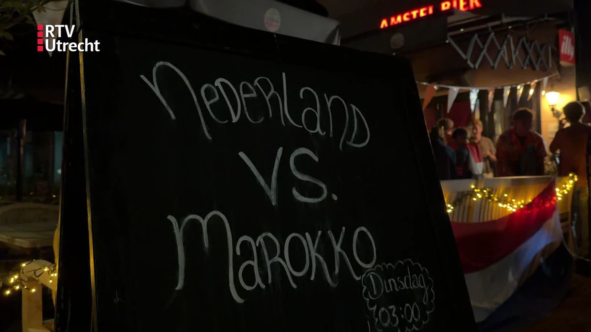 Eetcafé Pandarve in Zeist zat afgeladen vol met nachtbrakende Oranjefans