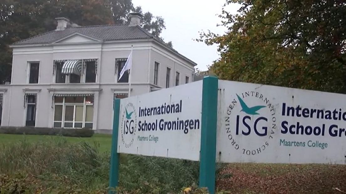 De International School Groningen ontving vanochtend een dreigmail (Rechten: Persbureau Meter)