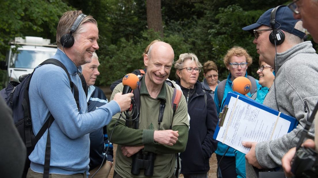 De Noordmannen op pad tijdens een van hun uitzendingen