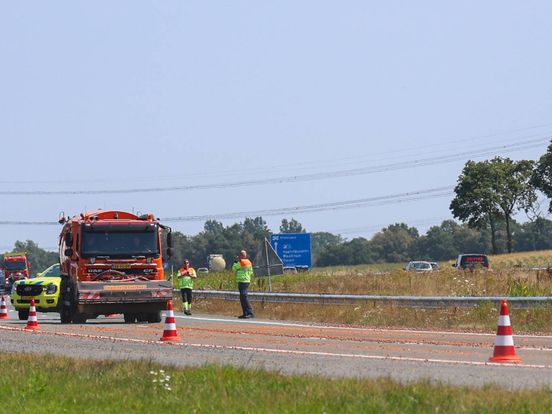Duizenden verloren wortels kleuren A37 bij Nieuwlande oranje