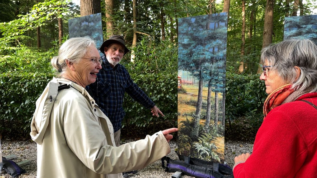 Na 8 jaar heeft het kunstwerk van Leo, José en Heidi eindelijk een plek, wel de helft kleiner
