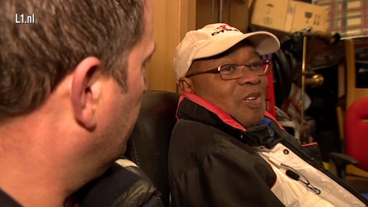 'Koning' George van kringloopcentrum Merselo in Óngerwaeg