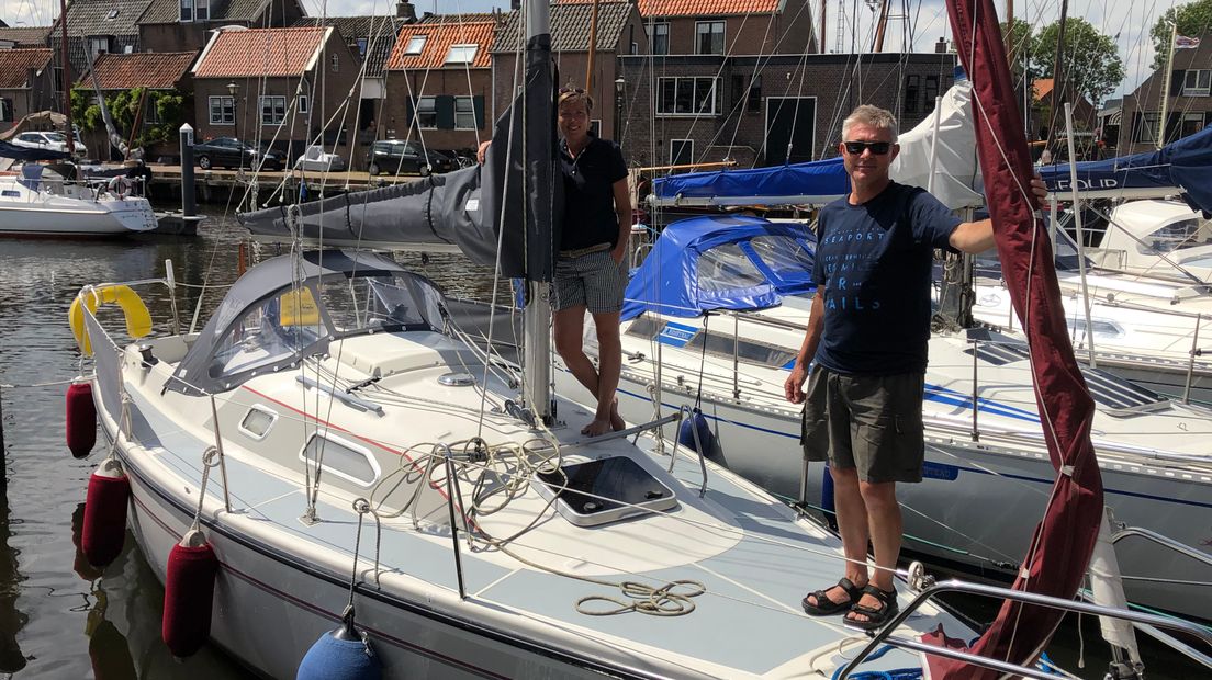 Arie Bos is inmiddels toe aan zijn derde boot. Zijn eerste kocht hij toen hij 19 jaar oud was.