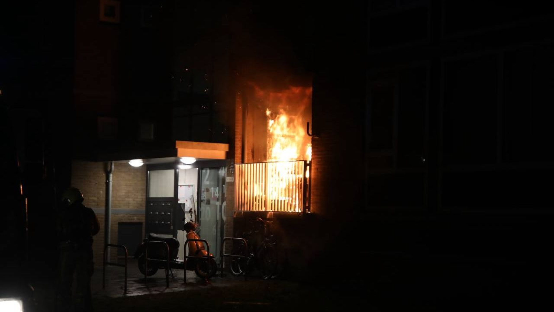 Drie branden Apeldoorn • grote schuurbrand