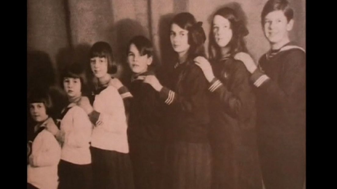 De kinderen van de familie Von Trapp.