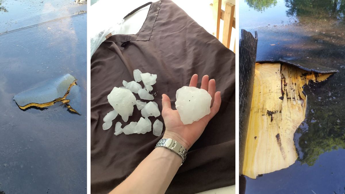 IJsklomp valt dwars door dak van woning in Rheezerveen, bewoners zitten rechtop in bed