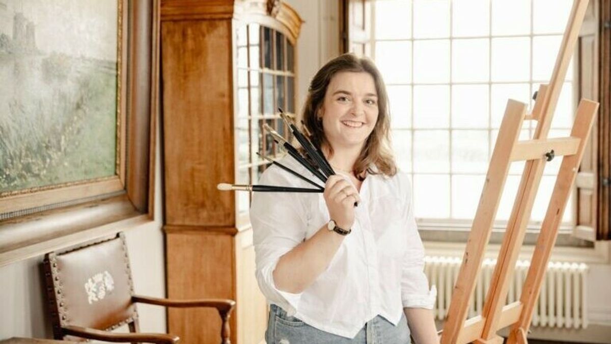 Kunstenaar onder indruk van Charlotte in Project Rembrandt: 'Dingen gezien die ik bij niemand anders