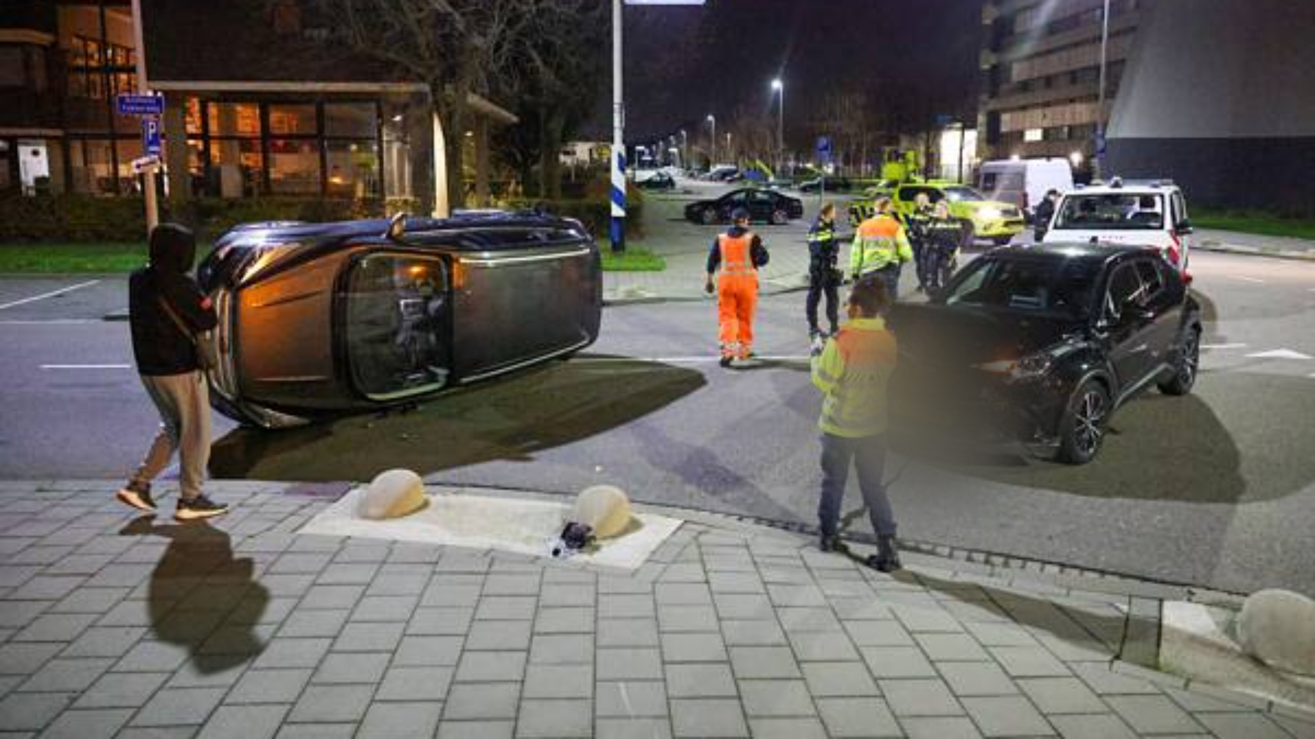 Beide automobilisten kwamen met de schrik vrij.
