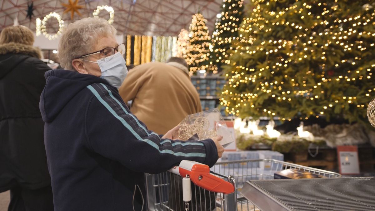 Topdrukte in tuincentrum: 