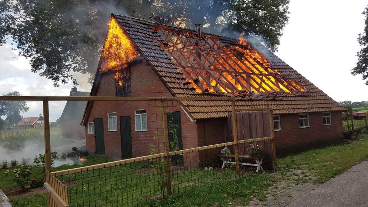 Gewonde bij uitslaande brand in B&B Langeveen