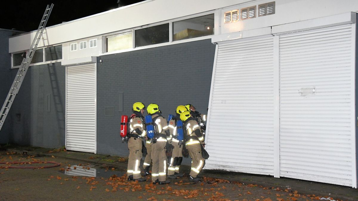Kleine brand bij wc van pizzeria in winkelcentrum in Middelburg