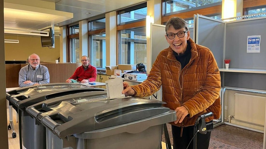 Commissaris van de koning Jetta Klijnsma heeft gestemd
