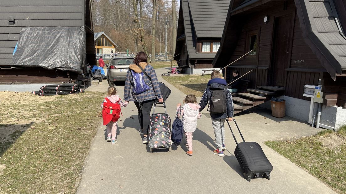 Oekraïense vluchtelingen in Polen maken zich klaar om naar Groningen te vertrekken