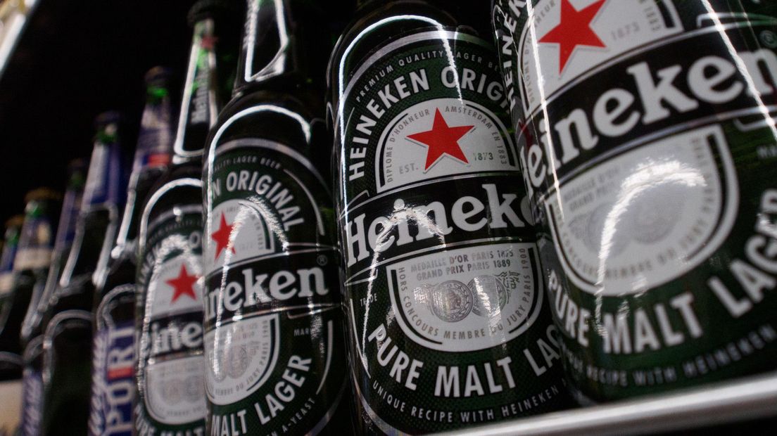 Heineken in een supermarkt in Moskou