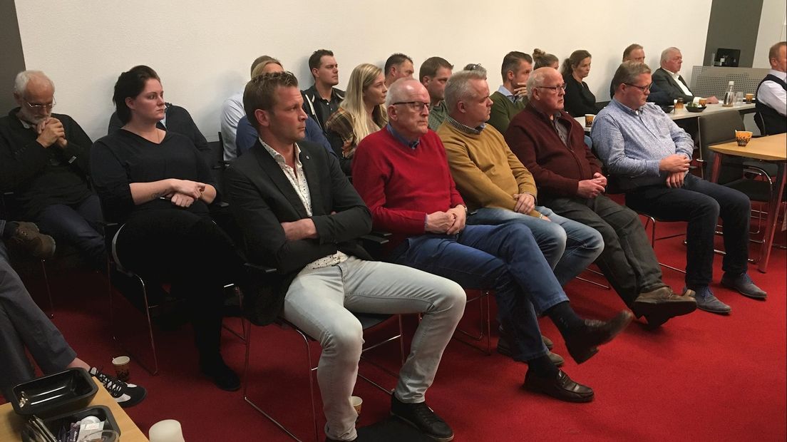 veel belangstelling op de publieke tribune voor het debat