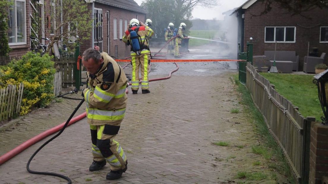 Schuurbrand bij Punthorst