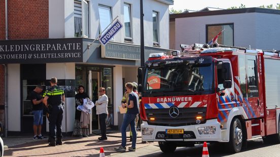 Lasdoos vat vlam in stomerij in Harmelen Home