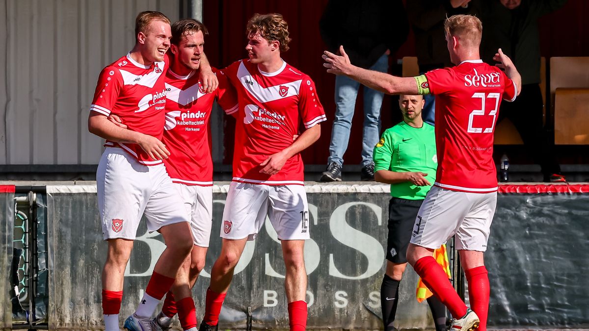 Harkemase Boys wint van Hercules en klimt naar tweede plaats in competitie