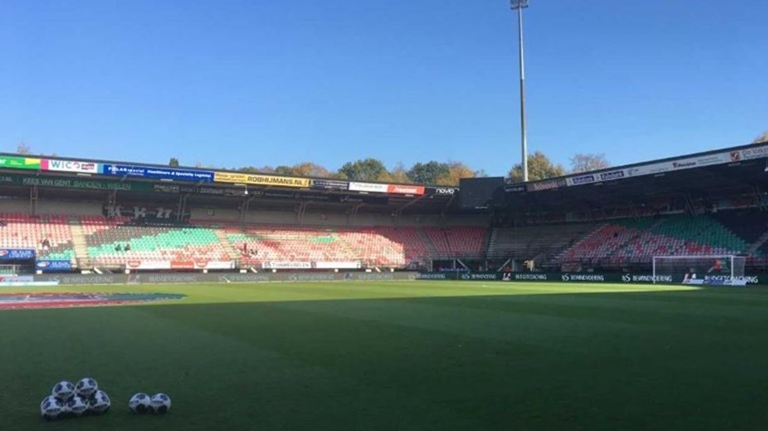 Het Goffertstadion in Nijmegen.