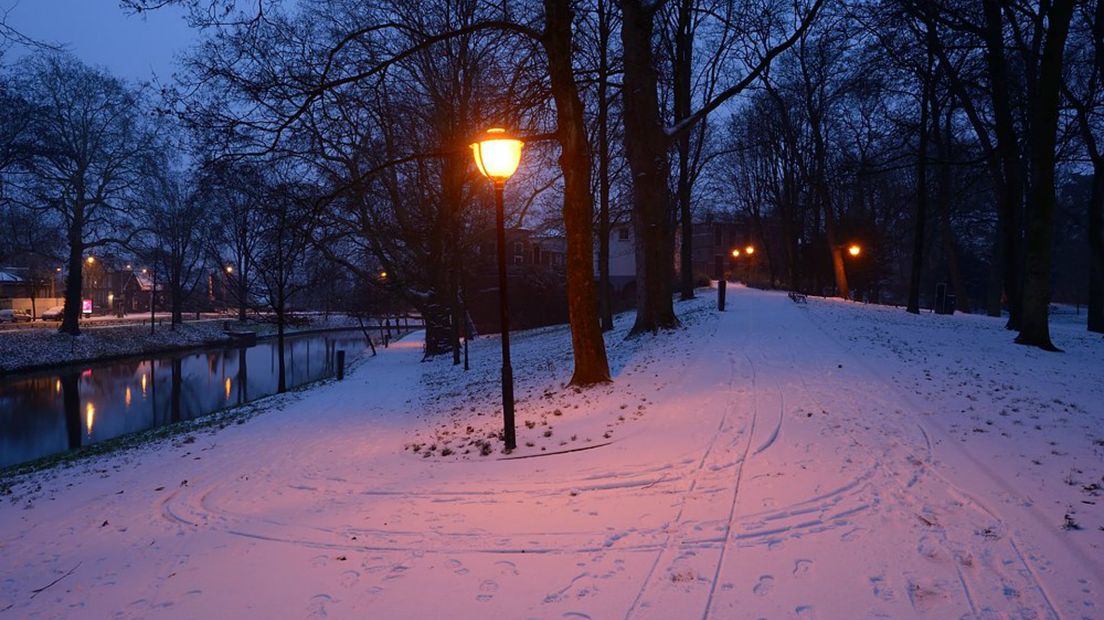 Bij Sonnenborgh in Utrecht ligt ook een witte laag