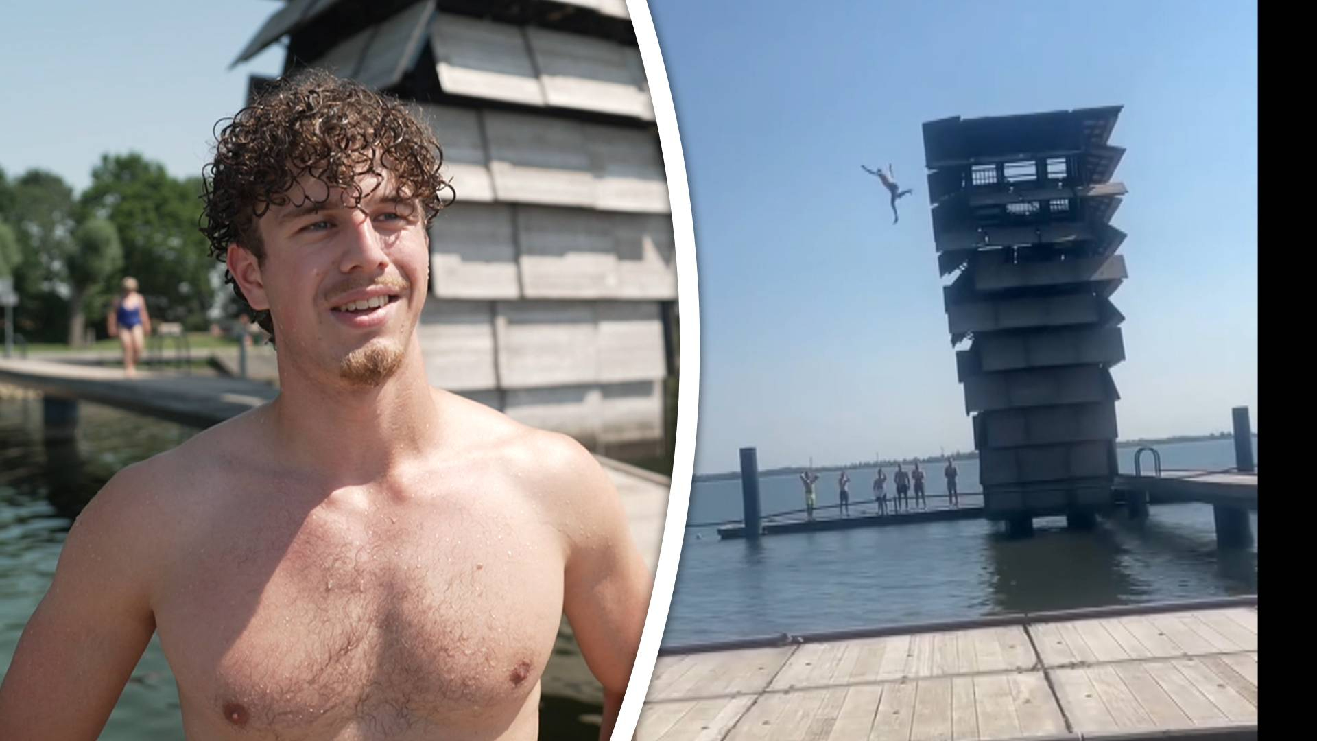 Boaz sprong zelf weleens van De Tureluur.