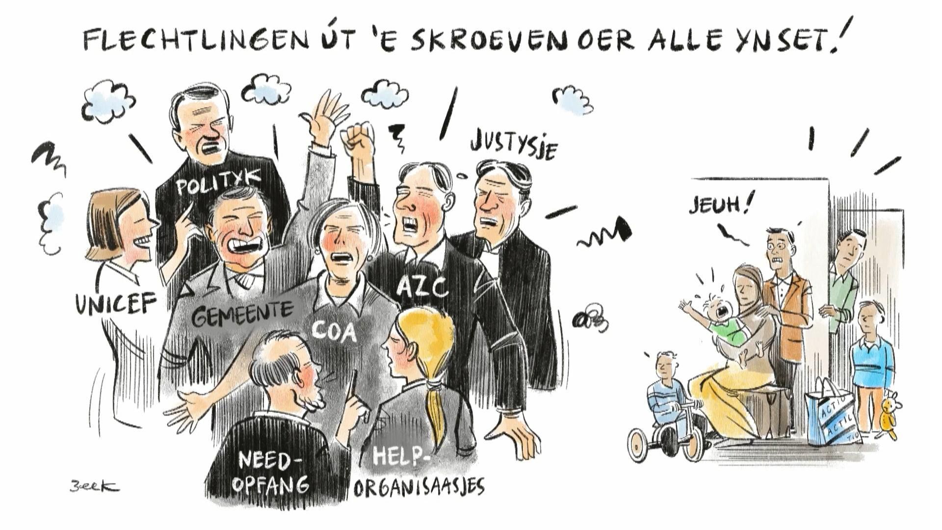 De cartoon van Gerco van Beek over Bert Wassink