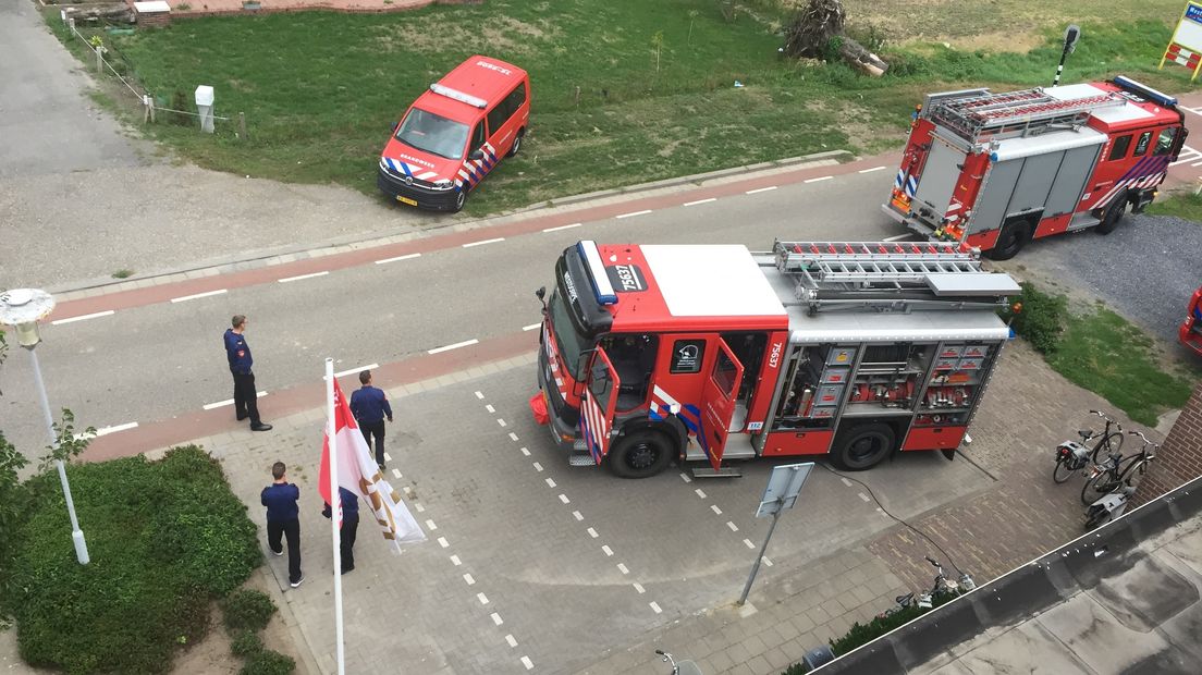 Vanuit de hoogwerker: brandweerpost Westdorpe