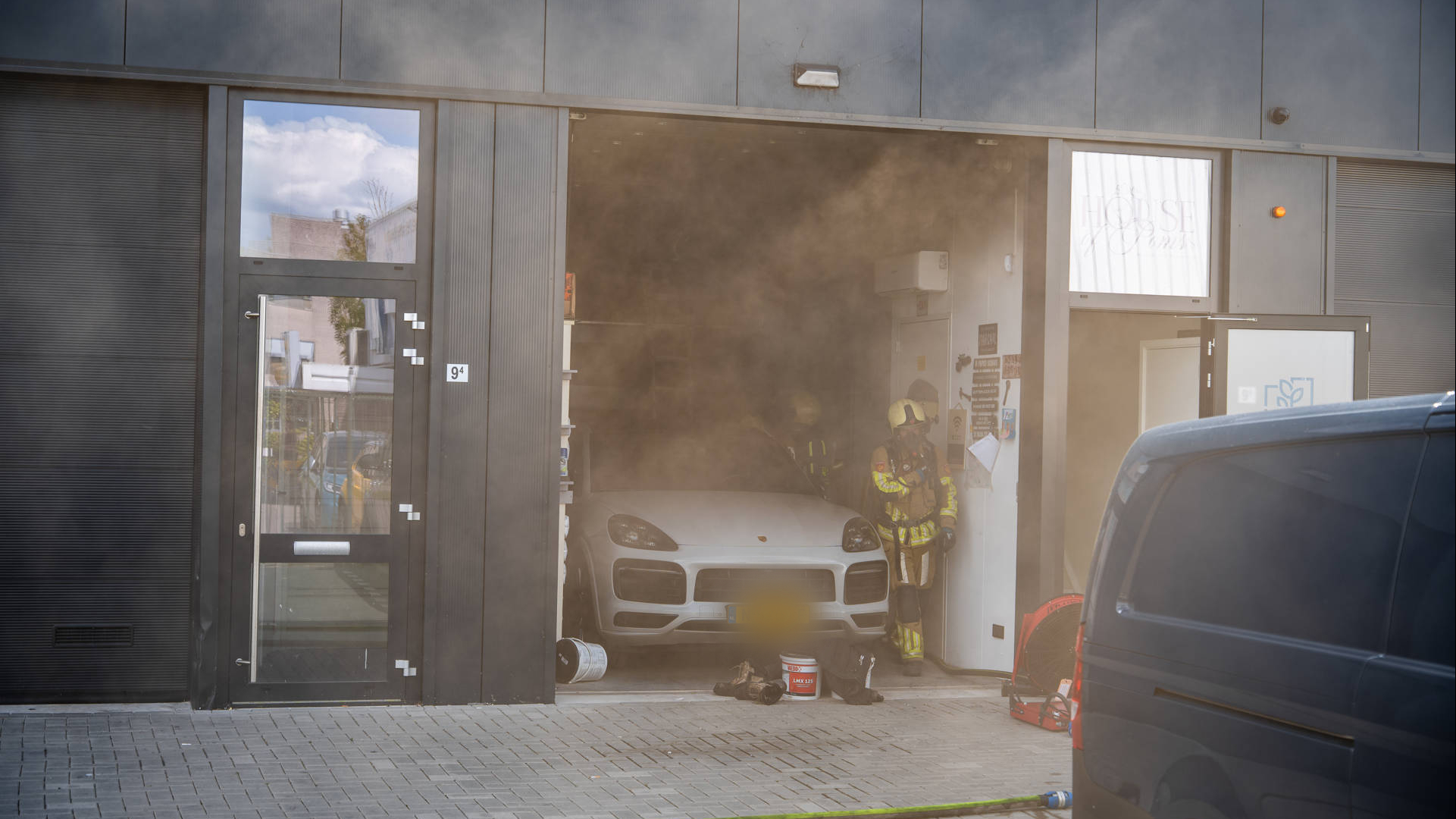 Brandje in loods De Meern
