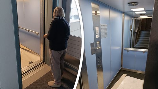 Mevrouw Wervenbos (86) is 'op van de kanker' en zit dagen thuis vast door kapotte lift