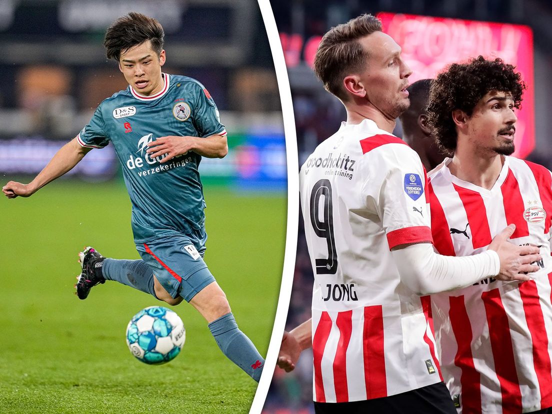 Sparta-aanvaller Koki Saito was tegen AZ van grote waarde; Excelsior verloor uiteindelijk nog ruim van PSV