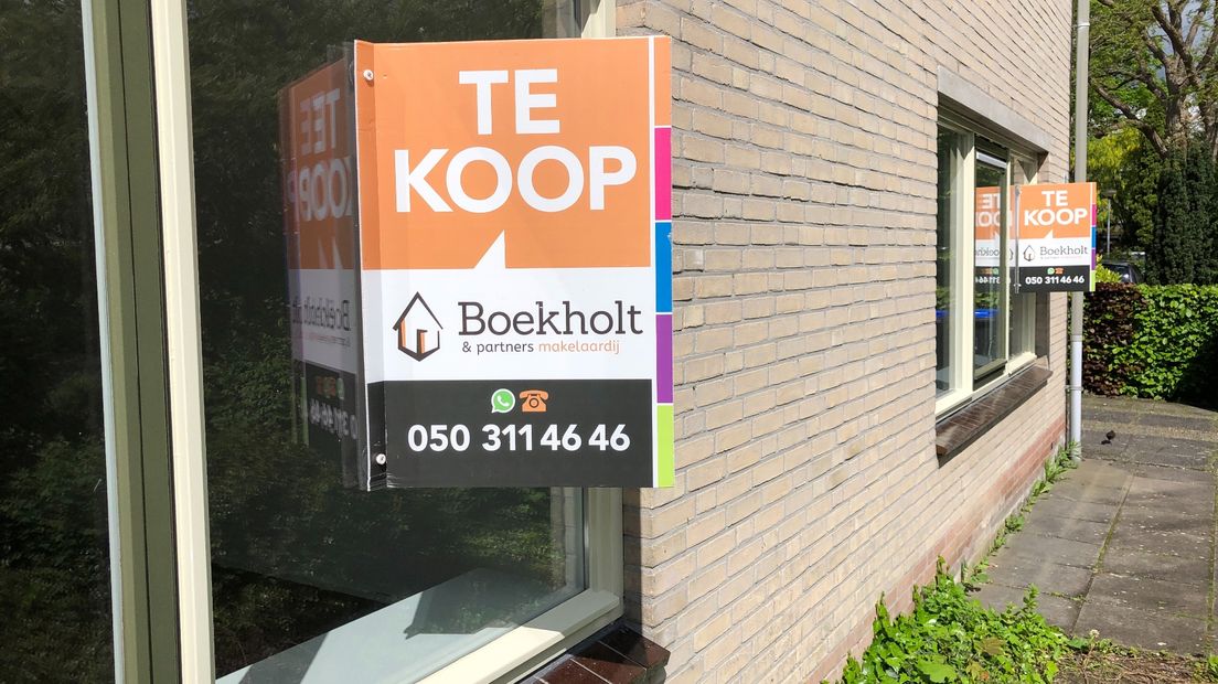 Een 'Te Koop' bord