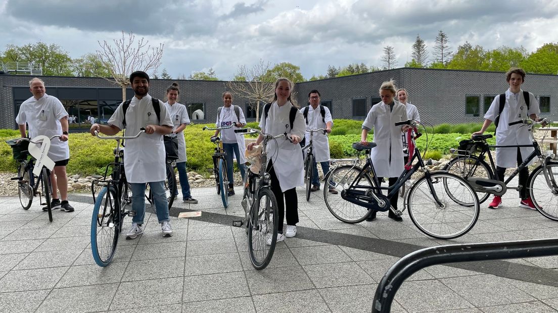 Artsen op de fiets