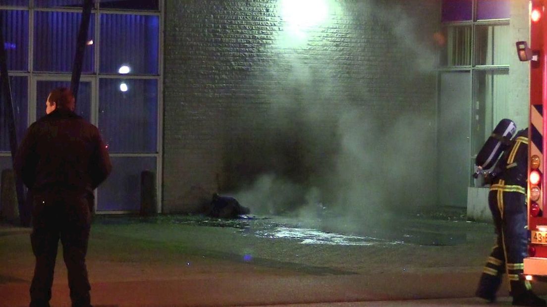 Brand bij kantoorpand Enschede