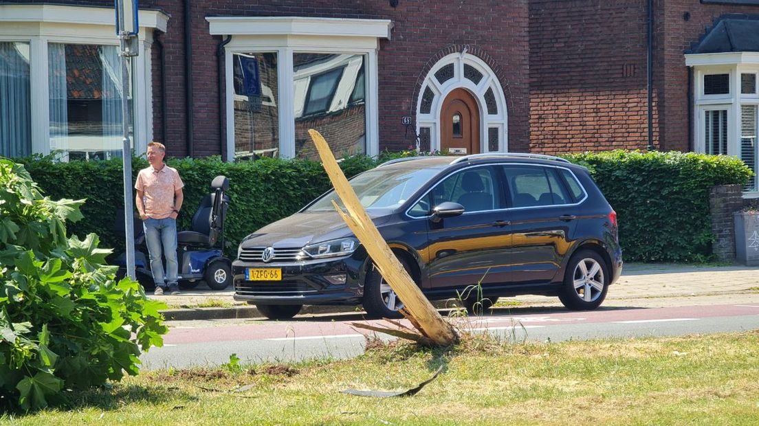 Het ongeval was op de Laaressingel