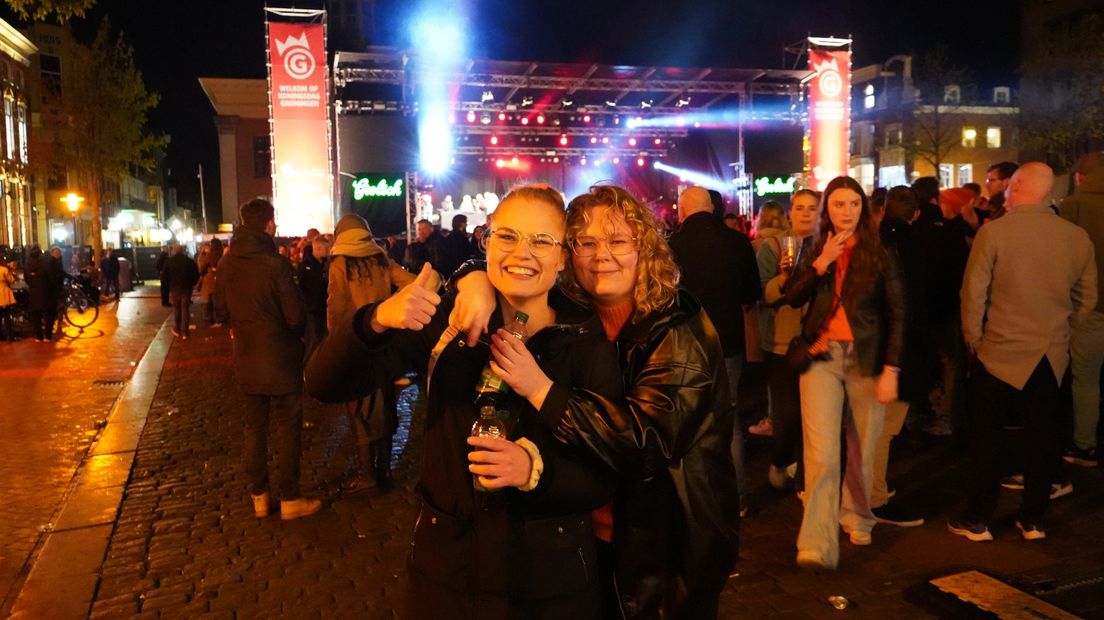 Blije gezichten op de Vismarkt