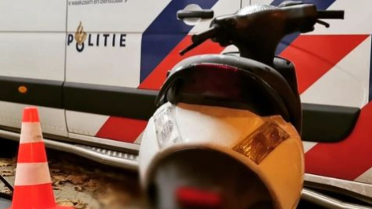 Politie betrapt beschonken scooterrijder in Groenekan, vindt inbrekersgereedschap in buddy