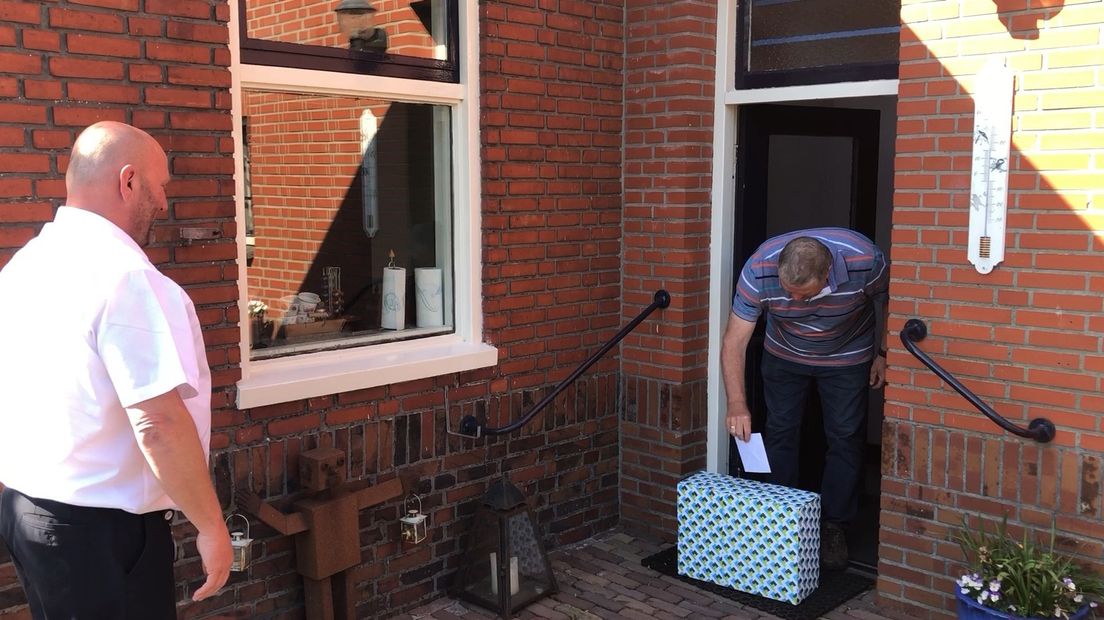 Peter Holsappel van de ChristenUnie brengt zijn stem uit