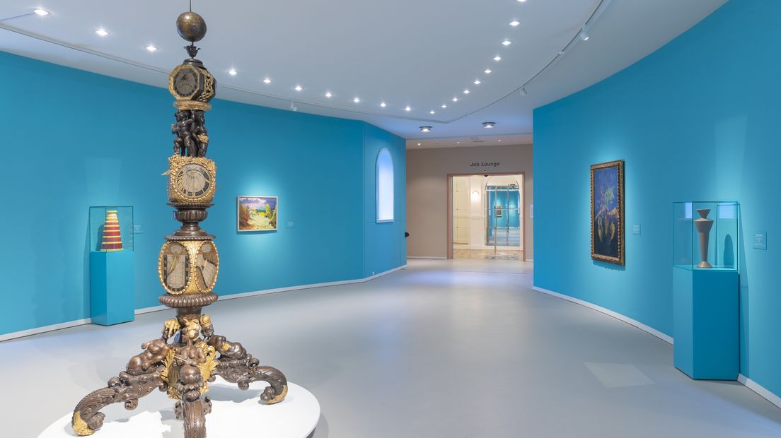 De zonnewijzer in het Groninger Museum