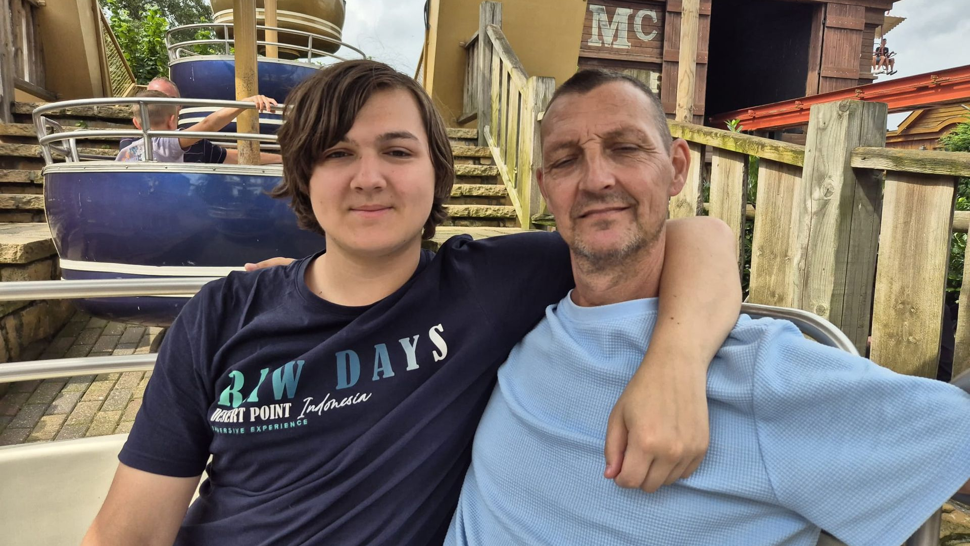 Danio samen met zijn vader Wolfgang