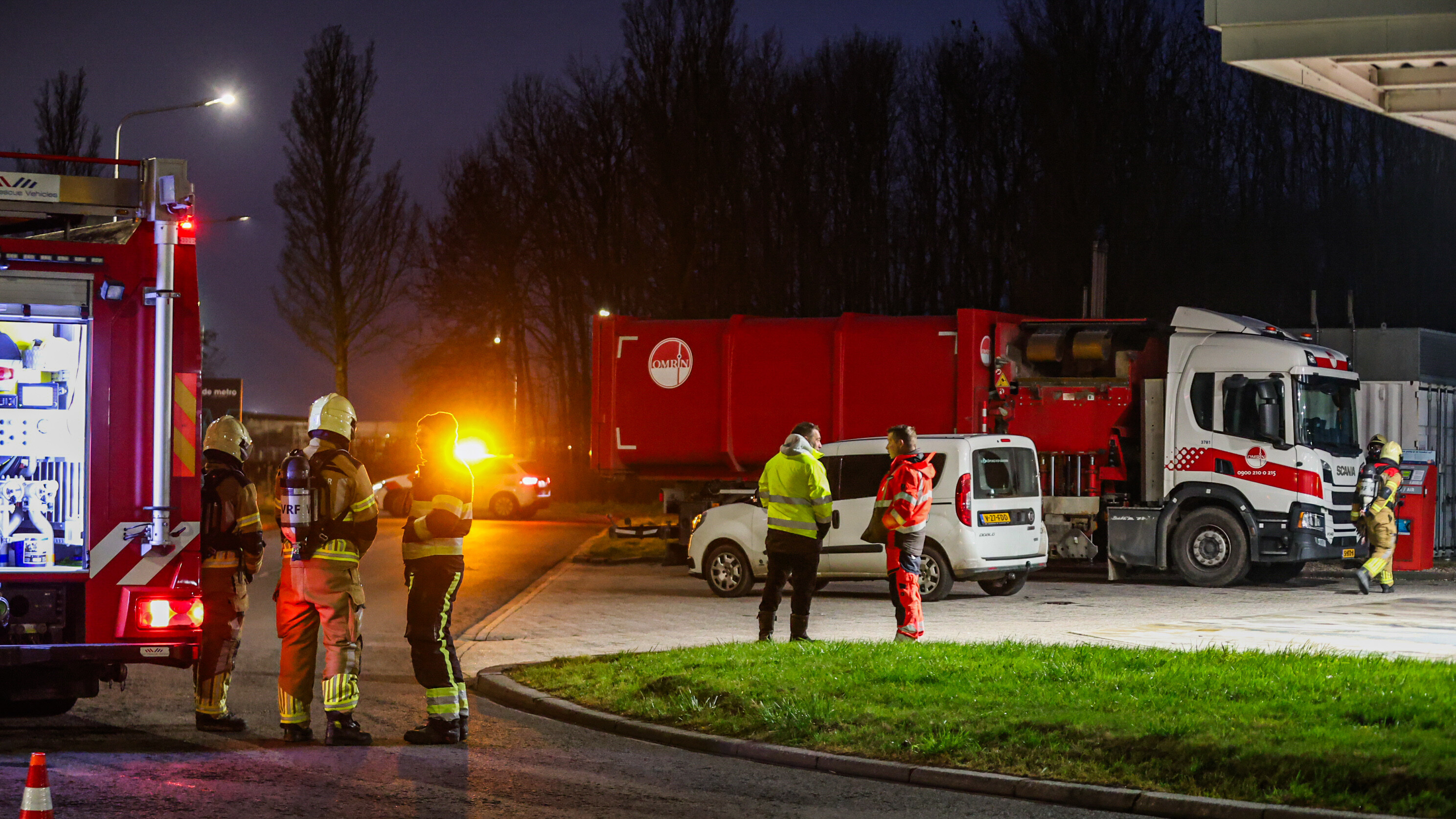 De brânwacht docht ûndersyk