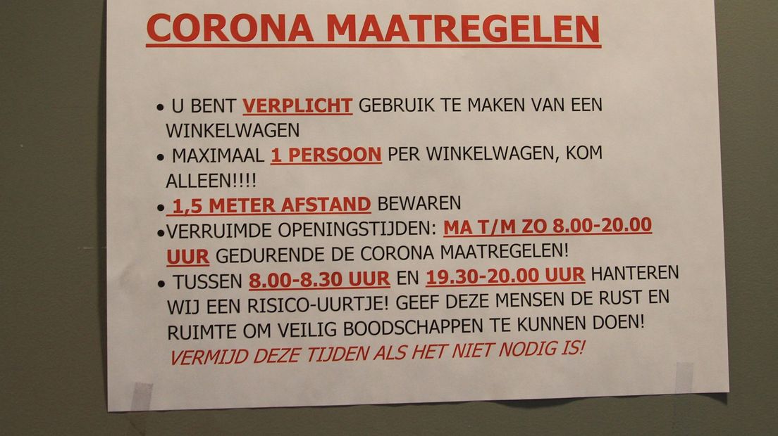 Onrust in supermarkt Tubbergen