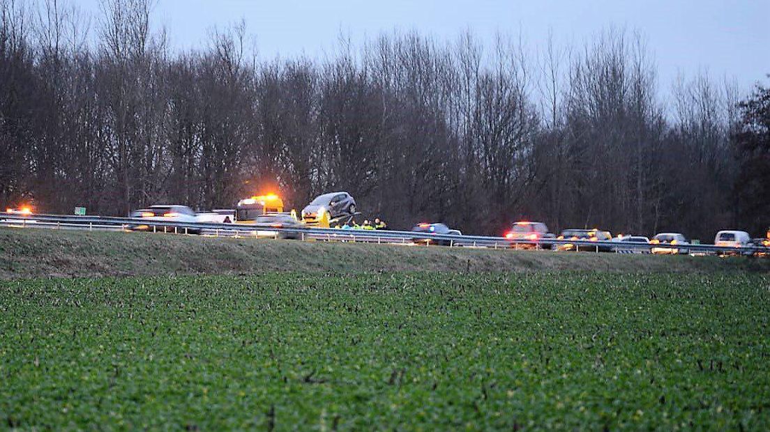 De plek waar het ongeluk gebeurde (Rechten: Van Oost Media)