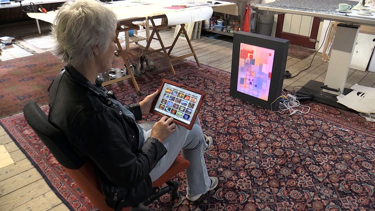 Kleurenspel en licht in een nieuw landschap