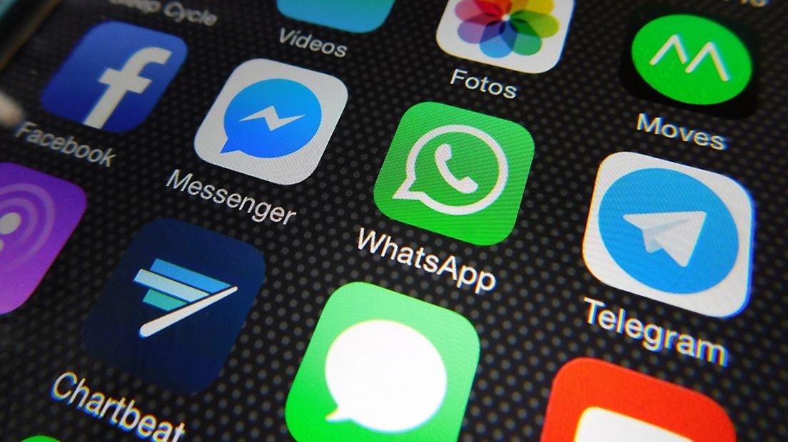 WhatsApp op een smartphone-scherm