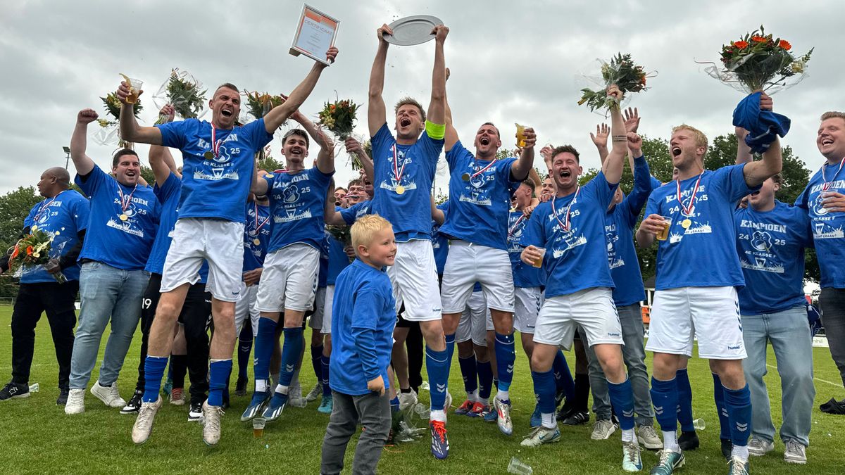 CEC piept en kraakt in Hollandscheveld, maar houdt stand en is kampioen